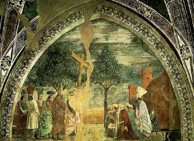 Piero della Francesca legend of the true cross oil painting picture